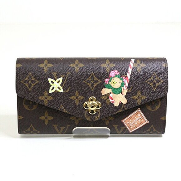LOUIS VUITTON Red Monogram Wallet - Picture 1 of 3